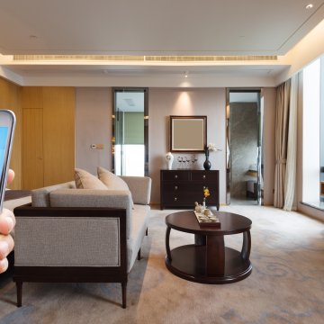 home security monitoring smartphone house